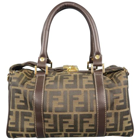 fendi monogram boston bag|Fendi monogram handbags.